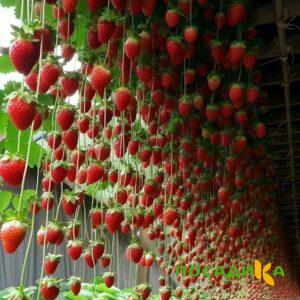 Клубника ампельная Анастасия купить по цене от 370р. в интернет-магазине «Посадика» с доставкой почтой в в Реутове и по всей России – [изображение №1].