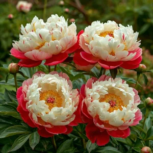 Пион Коралловый Каскад купить по цене от 490р. в интернет-магазине «Посадика» с доставкой почтой в в Реутове и по всей России – [изображение №1].
